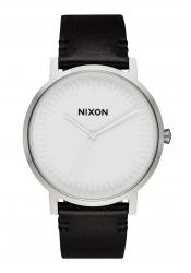 Nixon The Porter Leather White / Silver / Black
