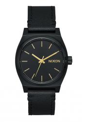 Nixon The Medium Time Teller Leather All Black