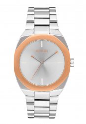 Nixon The Catalyst Silver / Rose Gold