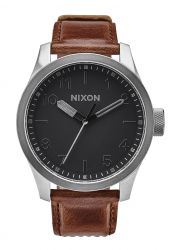 Nixon The Safari Leather Silver / Black / Brown