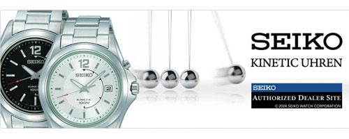 Seiko Kinetic Uhren überzeugen durch ausgefeilten Antrieb