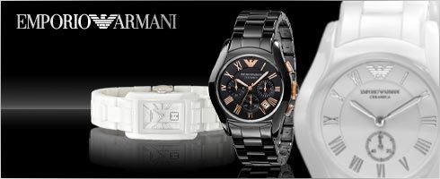 Armani Keramik Uhren, stylische Optik und schmeichelnd am Handgelenk